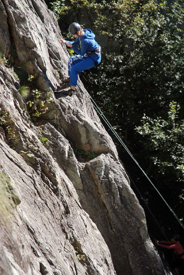 En avant pour une super descente avec Marion !