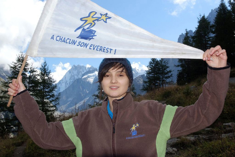 On sort les couleurs de l’Everest à l’image de Marion.