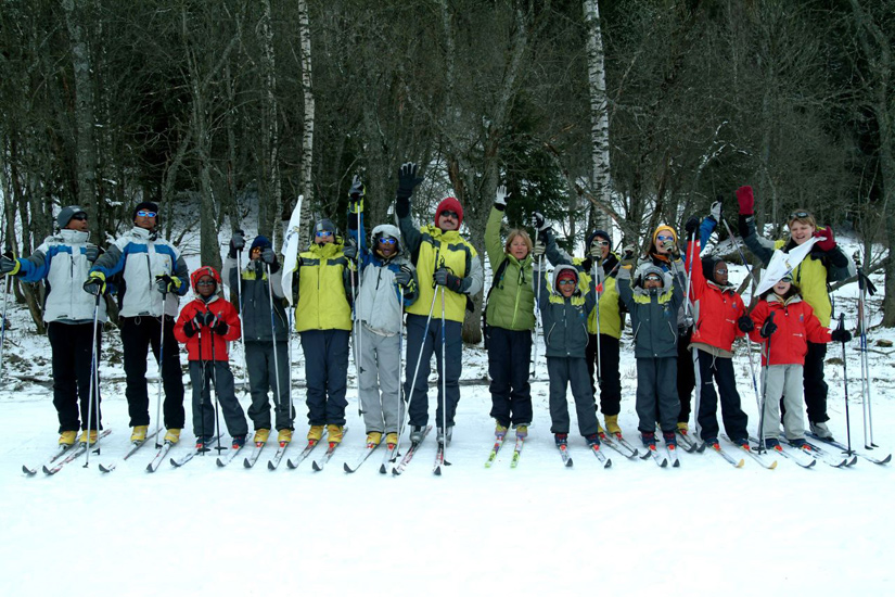 Aujourd’hui c’est ski, à fond les gamelles !