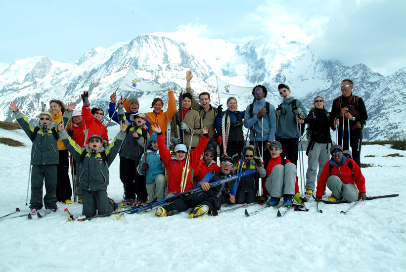 On profite d’être dans les montagnes pour faire du ski de fond aujourd’hui. Et que ça glisse !