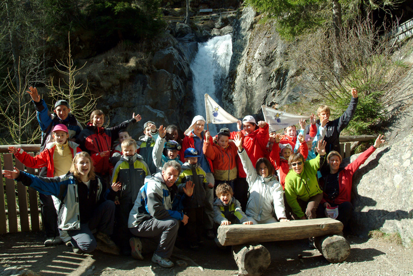 En avant pour la cascade de Bérard ce matin, avec le soleil évidemment !