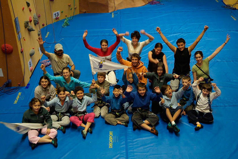 Il pleut dehors, alors ce sera l’Everest en salle pour nos champions aujourd’hui !