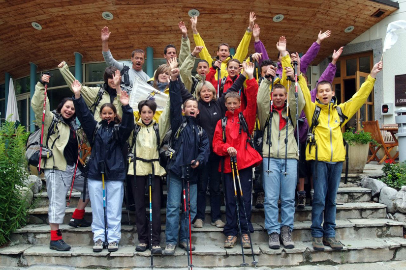 Bonjour à tous, on est tous bien arrivé à Chamonix et attention : supers motivés !