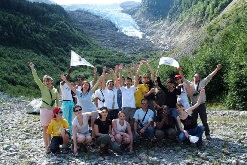 Beaucoup d’action au programme aujourd’hui et on commence avec une ballade près du glacier des Bossons !