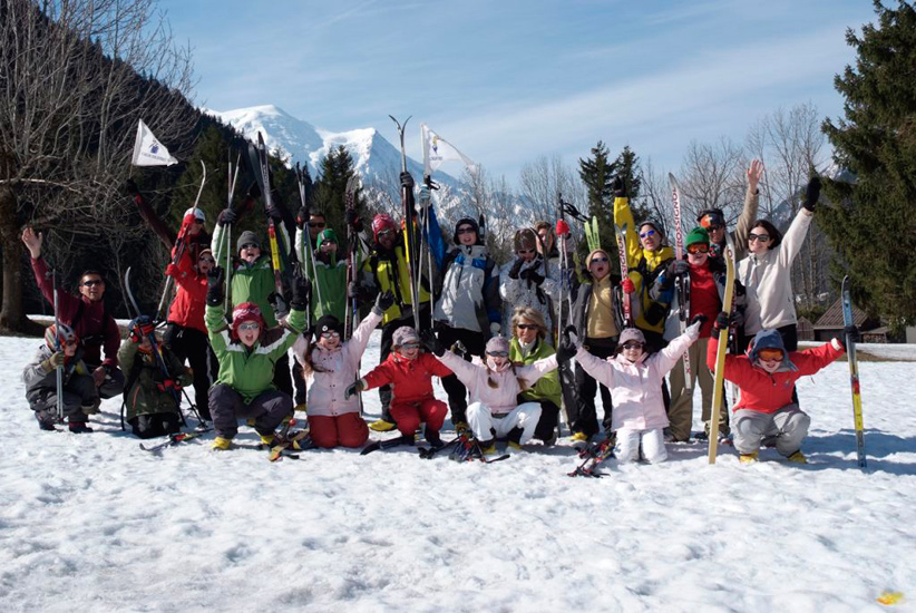 Toujours aussi motivée notre équipe, c’est normal, on skie ce matin !