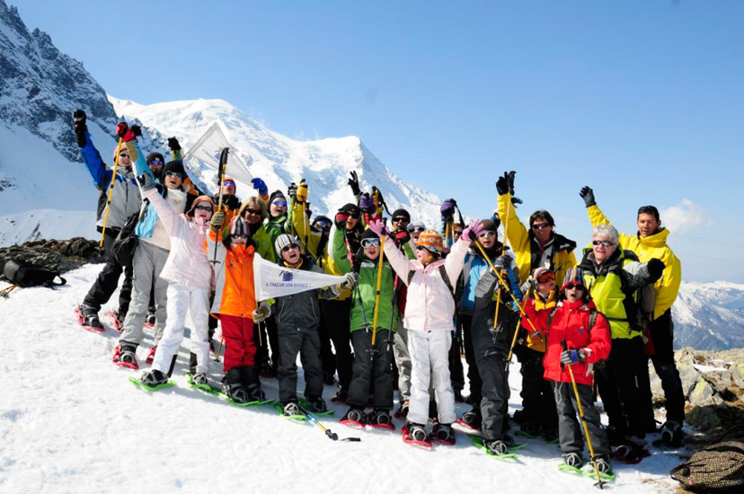 C’est notre grand jour ! Après une semaine de préparation, nous nous retrouvons au Plan de l’Aiguille pour attaquer notre sommet !