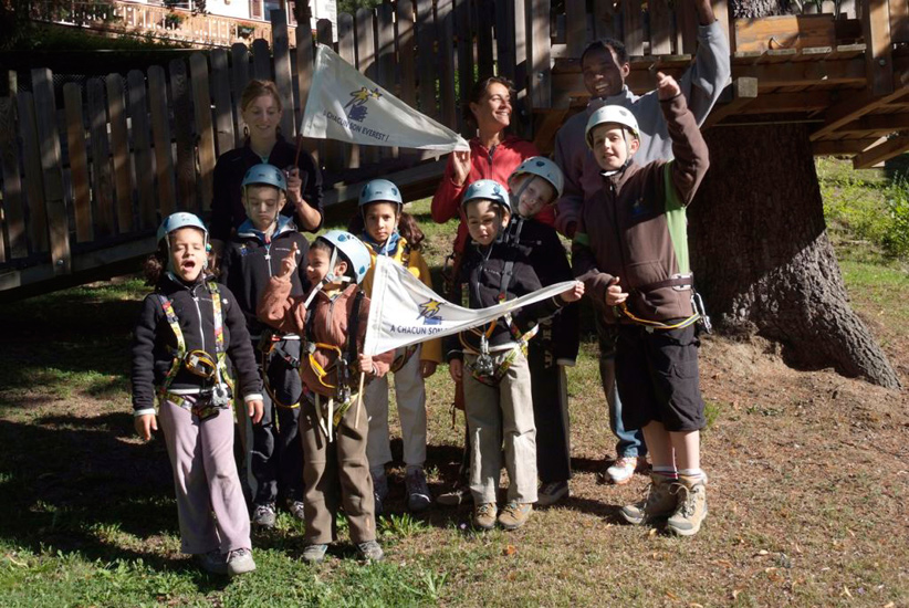 J-1 avant le grand sommet, alors on peaufine les derniers réglages avec l’accro-branche !