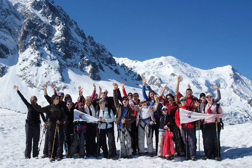 Et en avant pour notre Everest en ce vendredi ensoleillé et enneigé !