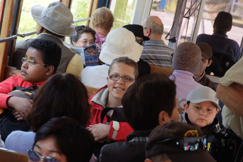 Jour J ! Tous dans le train du Montenvert, direction la Mer de glace !
