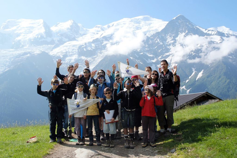 Ce matin, visite du parc Merlet au programme, avec le soleil et des animaux de montagne…