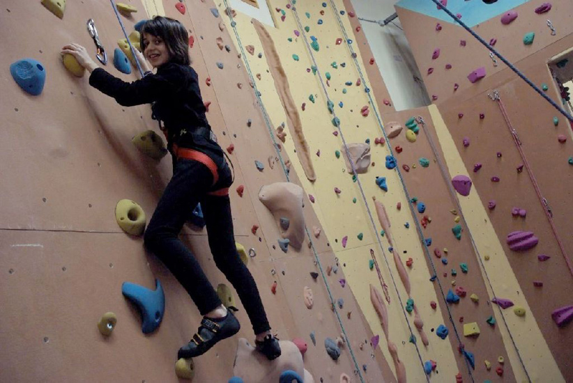 C’est parti pour une journée d’escalade ! (Kevin, Océane & Nicolas)
