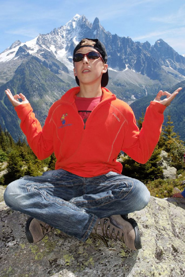 Maxime opte pour une petite méditation…