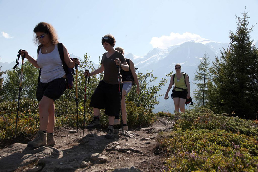 On a le Mont Blanc en paysage de fond !