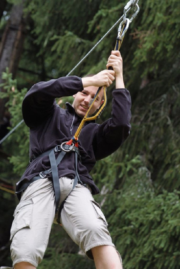 Un champion hors catégorie en pleine descente ! Jérôme.