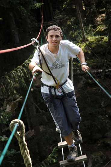 Traversée périlleuse pour Benjamin qui reste serein.