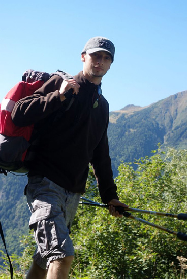 Sortie de forêt pour Vincent.