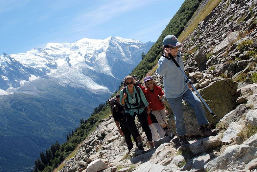 Encore une portion rocailleuse avec Christiane comme guide !
