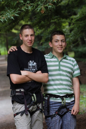 Deux potes de grimpes, inséparables : Jérôme et Lucas !