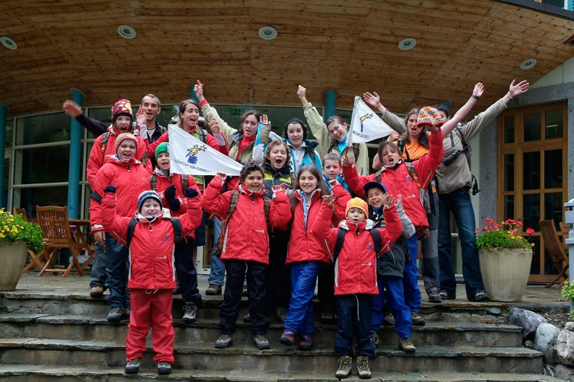 Petite photo de groupe avant le départ ! Tous ultra motivés !