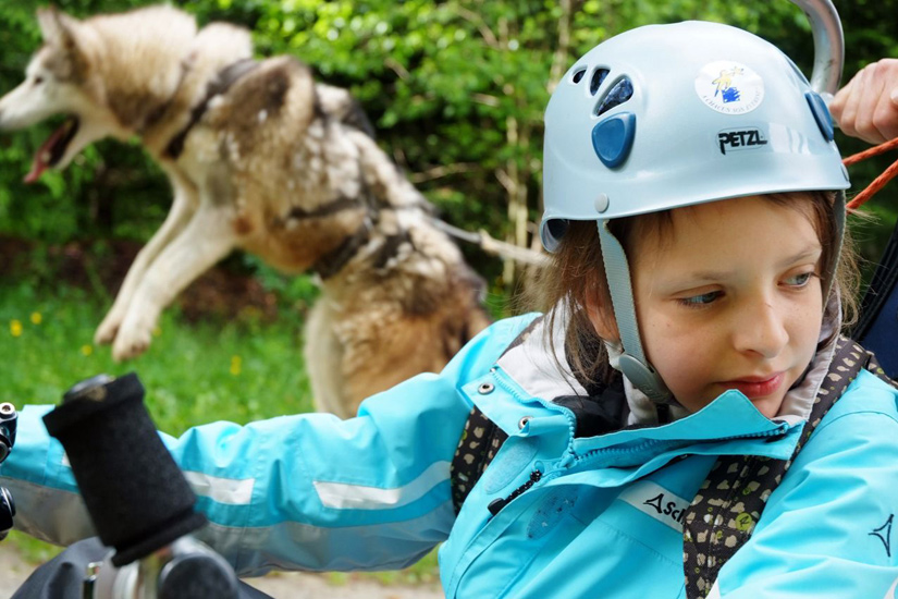 Mais si Océane, je te promets que tu as un husky volant derrière toi !