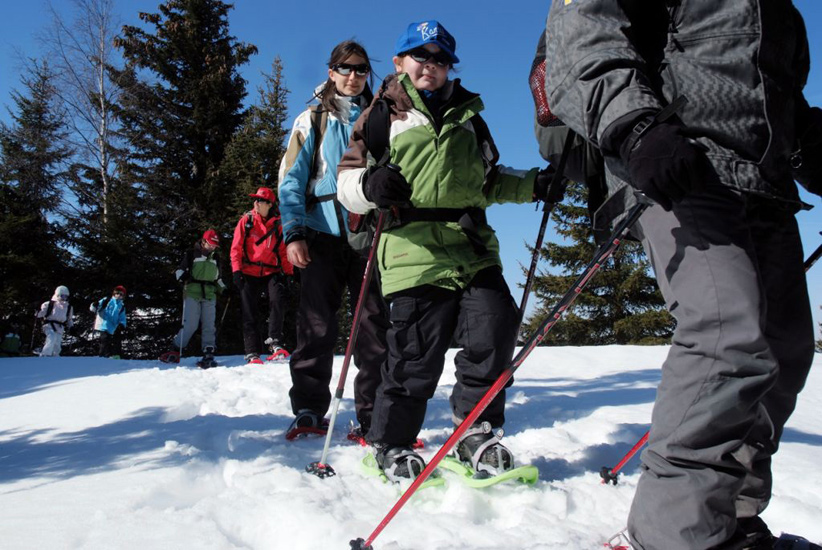 Départ en douceur à travers les bois, Sarah aime ça !