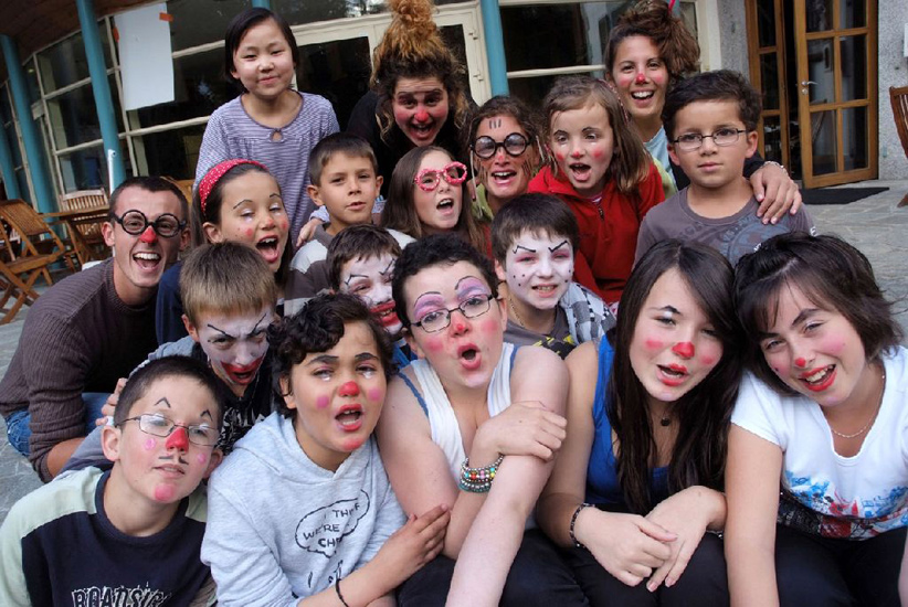 On finit la journée sous le signe du cirque avec nos petits clowns de service !