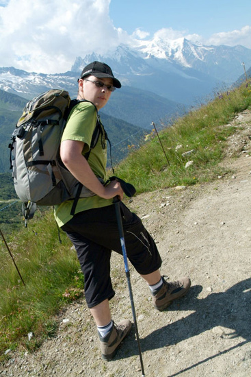 Tu vois la grosse montagne blanche devant moi ? Et bien c’est là que je vais !