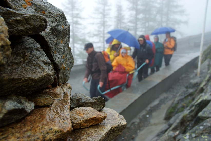 Et en route vers notre Everest, ce n’est pas la pluie qui nous arrêtera !