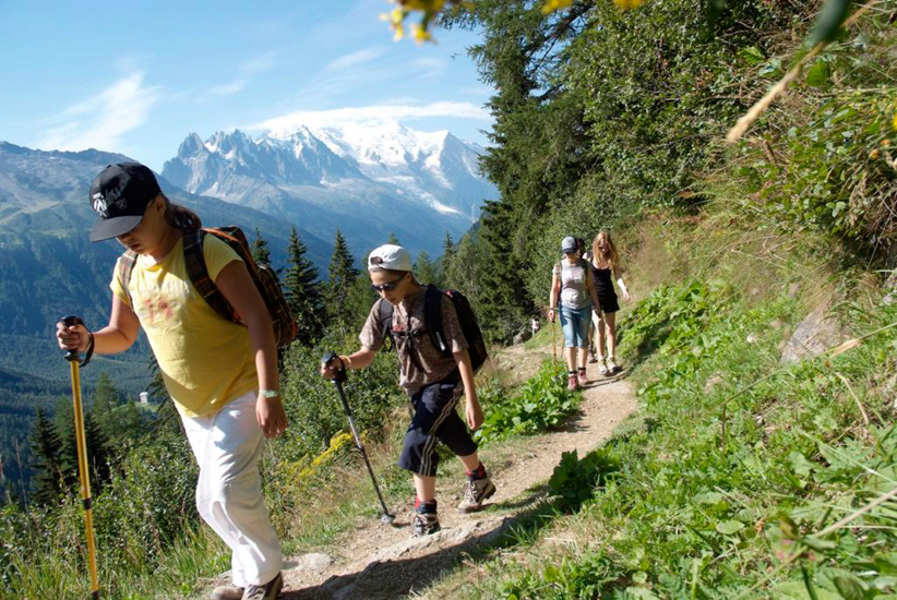 Avec le Mont-Blanc en toile de fond, Vincent et Constance auront une belle vue aujourd’hui !