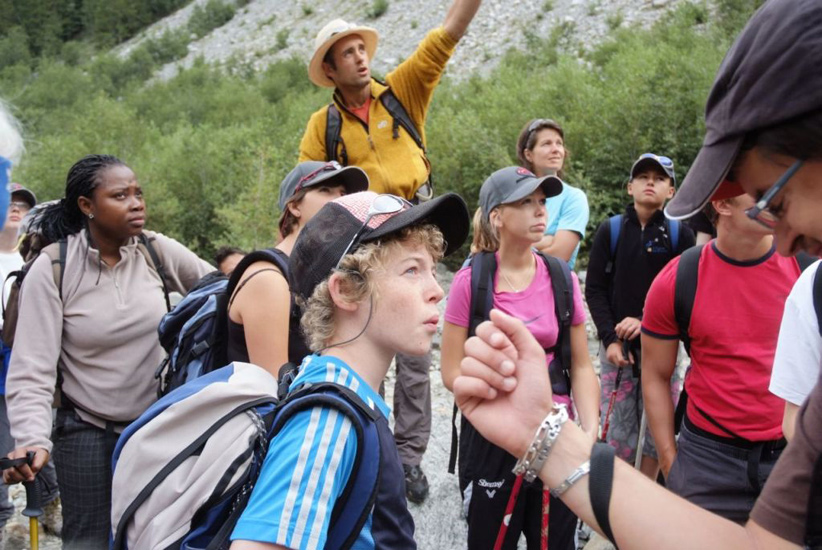 Quelques mensurations du glacier dévoilées par Daniel à un public conquis !