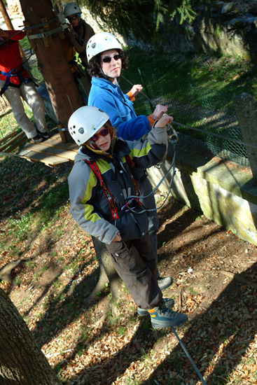 Au programme ce matin, les Funambules Girls ! (Adeline et Chloé).