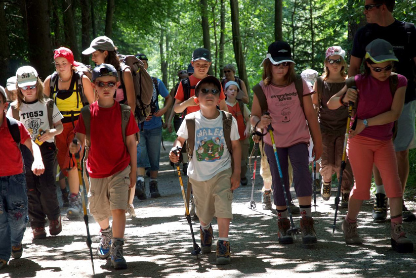 Au programme aujourd’hui, promenade d’acclimatation dans la forêt chamoniarde !