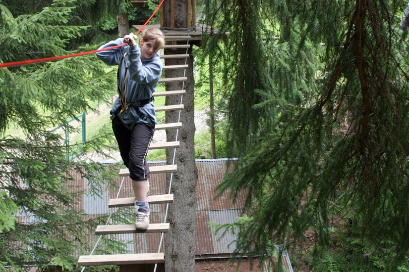 Là, c’est la Mathilde, une espèce très agile et très peu peureuse !