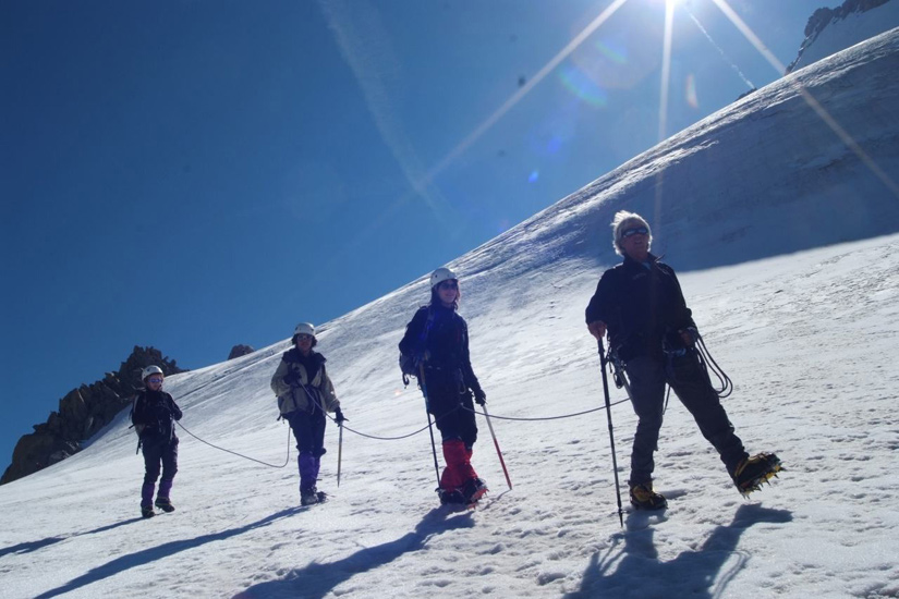 Grand beau aux grands Montets ! Le temps idéal pour crapahuter en haute montagne !