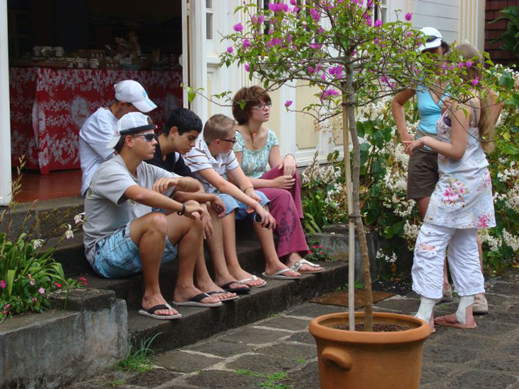 Toutes ces plantes ont épuisé la troupe !