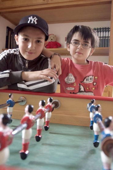 Vous ne trouvez pas qu’ils ont des vraies têtes de futurs champions ces deux énergumènes ?
