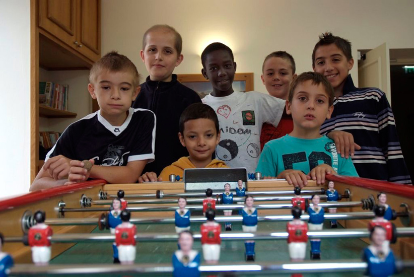 Le FC Chamonix au grand complet, quelle belle brochette ! (Cyril, Antoine, Maat, Hamidou, Théo, Paul et Vincent)