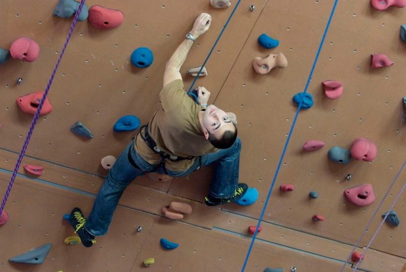Figure acrobatique de haute volée pour un champion des voies, Timothée