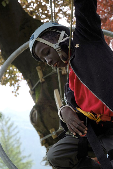 Application extrême d’Ibrahima, le roi des équilibristes !