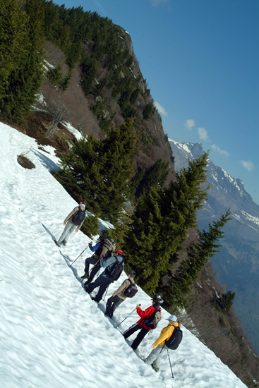 Vous voulez savoir où est le sommet ? Tout en haut de la montagne !
