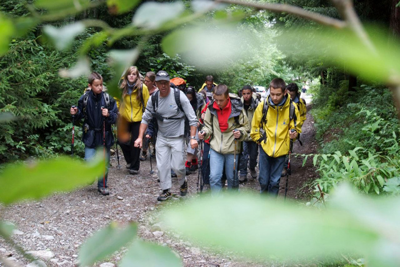 C’est y est, c’est parti pour une balade de mise en jambe, alors direction le chalet de la Floria !