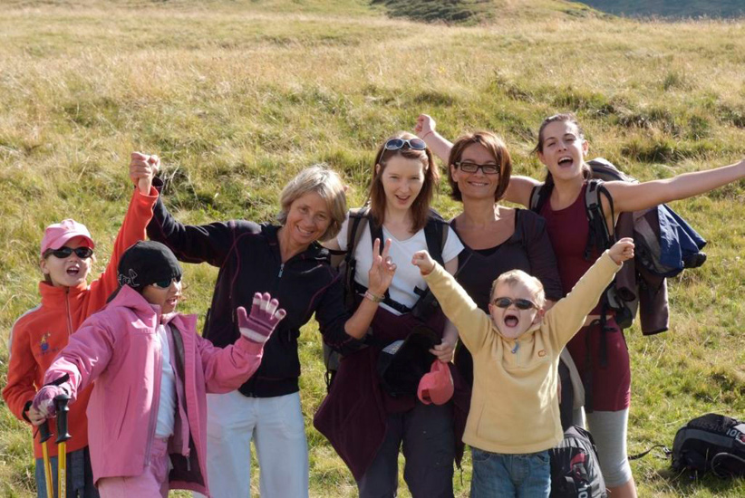 Scission du groupe dès la jonction des sentiers, pour attaquer ce sommet par toutes ses faces !