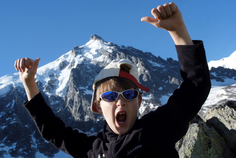 Trop content de voir l’Aiguille du Midi, Eloi !