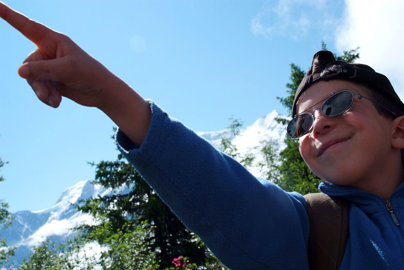 Le principal dans une ascension pour Julien : ne pas perdre le sommet de vue !