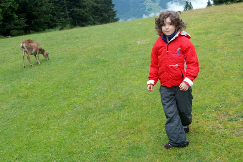 Regarde maman, j’ai rencontré Bamby en personne !