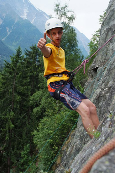Il y en a qui s’éclatent sur la roche à l’image de Maxime !