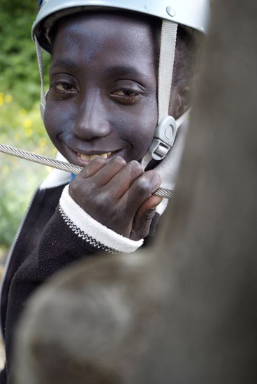 Toujours le sourire Ibrahima, elle est belle la vie !