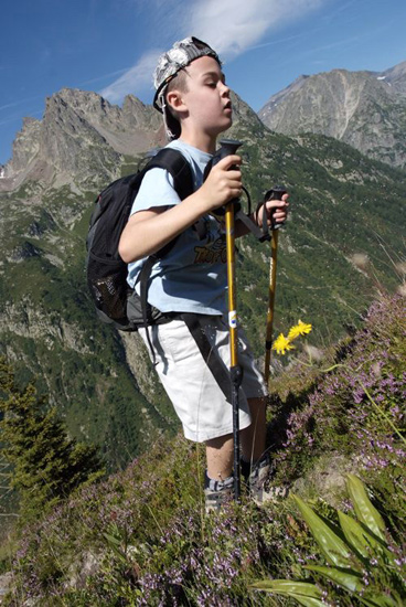 Allez Théo, et pense à bien souffler pendant ton ascension !