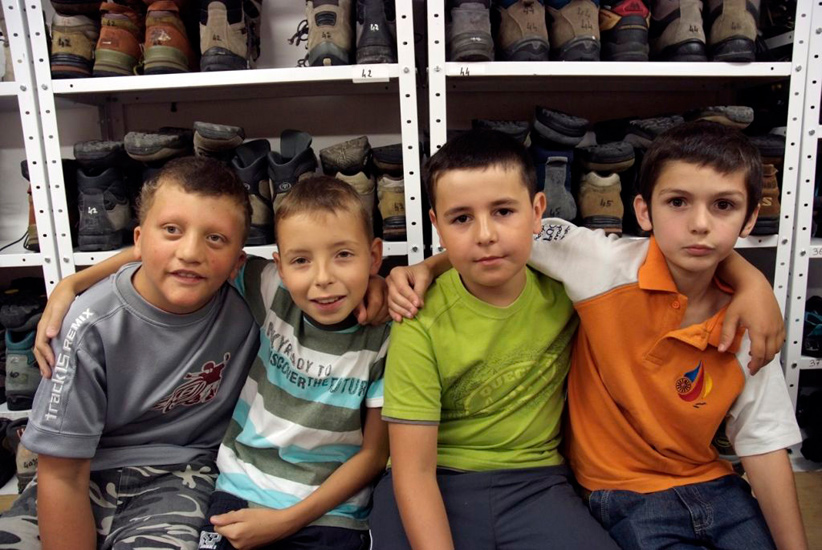 Ces Quatre Fantastiques espèrent trouver chaussures à leurs pieds ! (Adrien, Maxime, Mathéo et Alexis)