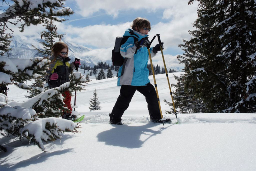 Louis et Aliénor, roi et reine du slalom entre les sapins !